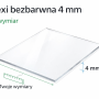 Plexi bezbarwna 4 mm na wymiar